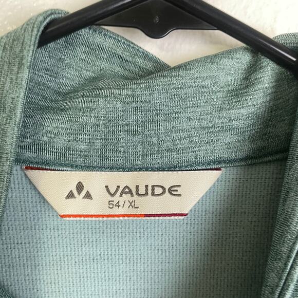 Vaude Jacket Mens 54 / XL Green Full Zip Outdoors Hiking Eco Sustainable Active - Picture 10 of 11